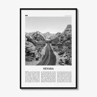 Nevada Print Black and White No 1, Nevada Wall Art, Nevada Poster, Nevada Photo, Nevada Wall Decor, USA, United States, North America