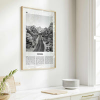 Nevada Print Black and White No 1, Nevada Wall Art, Nevada Poster, Nevada Photo, Nevada Wall Decor, USA, United States, North America