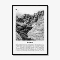 Nevada Print Black and White No 2, Nevada Wall Art, Nevada Poster, Nevada Photo, Nevada Wall Décor, Nevada Map, United States