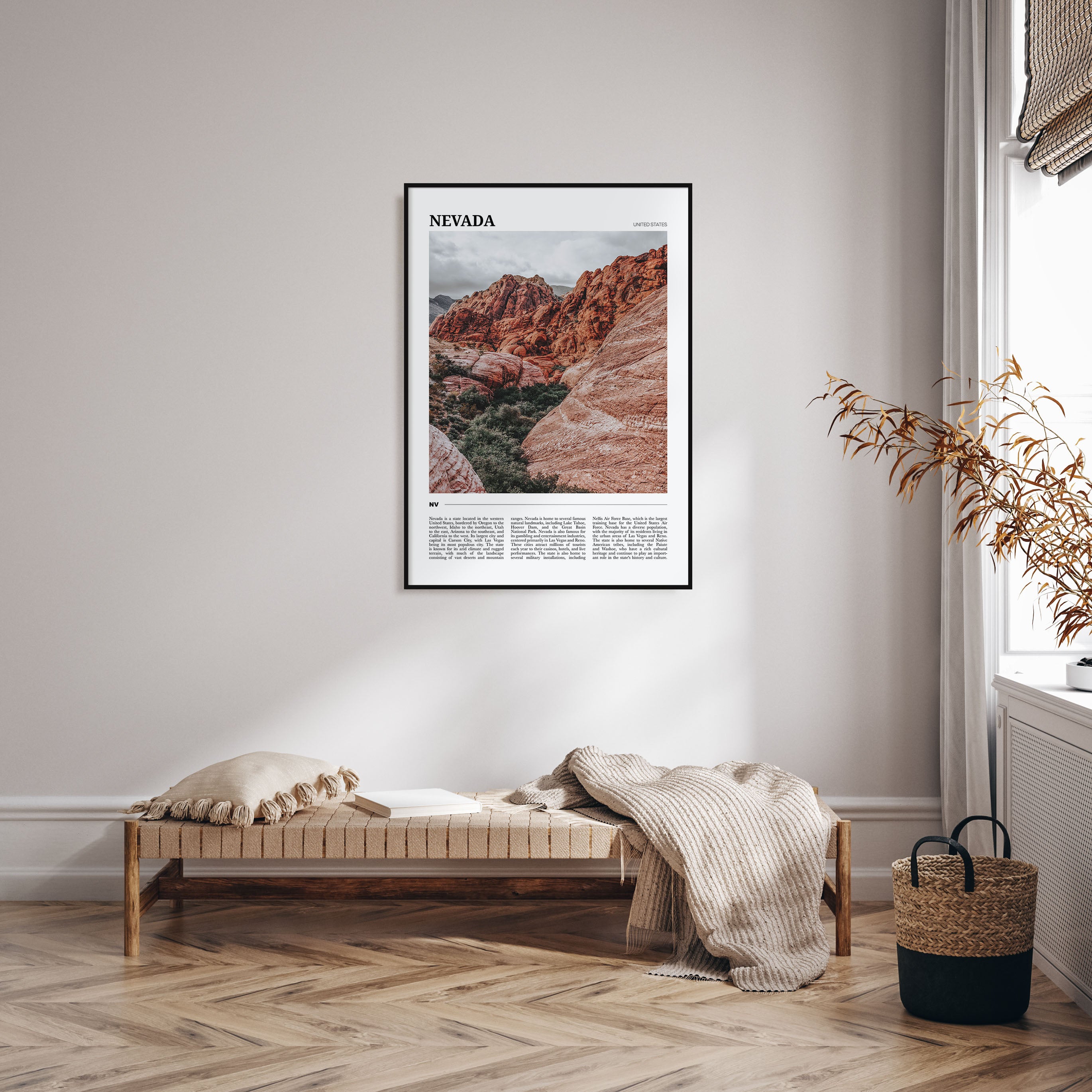 Nevada Travel Color Poster