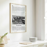New Bedford Print Black and White, New Bedford Wall Art, New Bedford Poster, New Bedford Photo, New Bedford Wall Décor, Massachusetts, USA