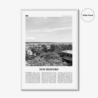New Bedford Print Black and White, New Bedford Wall Art, New Bedford Poster, New Bedford Photo, New Bedford Wall Décor, Massachusetts, USA