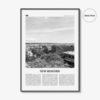 New Bedford Print Black and White, New Bedford Wall Art, New Bedford Poster, New Bedford Photo, New Bedford Wall Décor, Massachusetts, USA