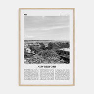 New Bedford Travel B&W Poster
