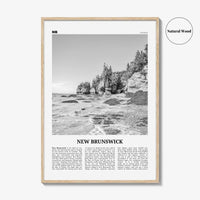 New Brunswick Print Black and White, New Brunswick Wall Art, New Brunswick Poster, New Brunswick Photo, New Brunswick Wall Decor, Canada