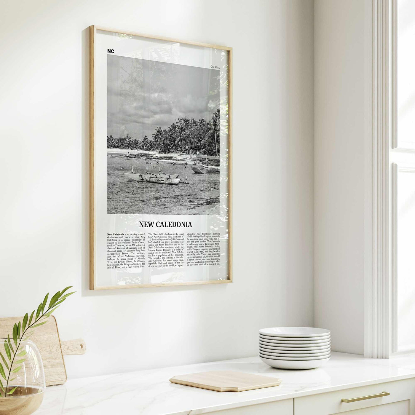 New Caledonia Print Black and White, New Caledonia Wall Art, New Caledonia Poster, New Caledonia Photo, Nouvelle-Calédonie, Oceania