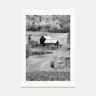 New England Photo B&W Poster