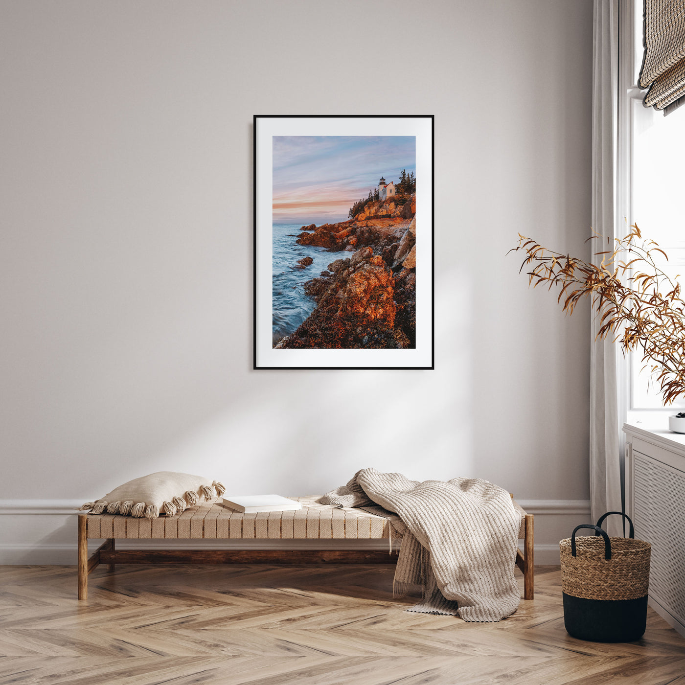 New England Photo Color Poster