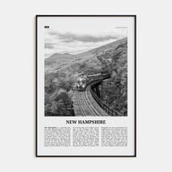 New Hampshire Travel B&W No 3 Poster