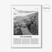 New Hampshire Print Black and White No 3, New Hampshire Wall Art, New Hampshire Poster, New Hampshire Photo, USA, United States