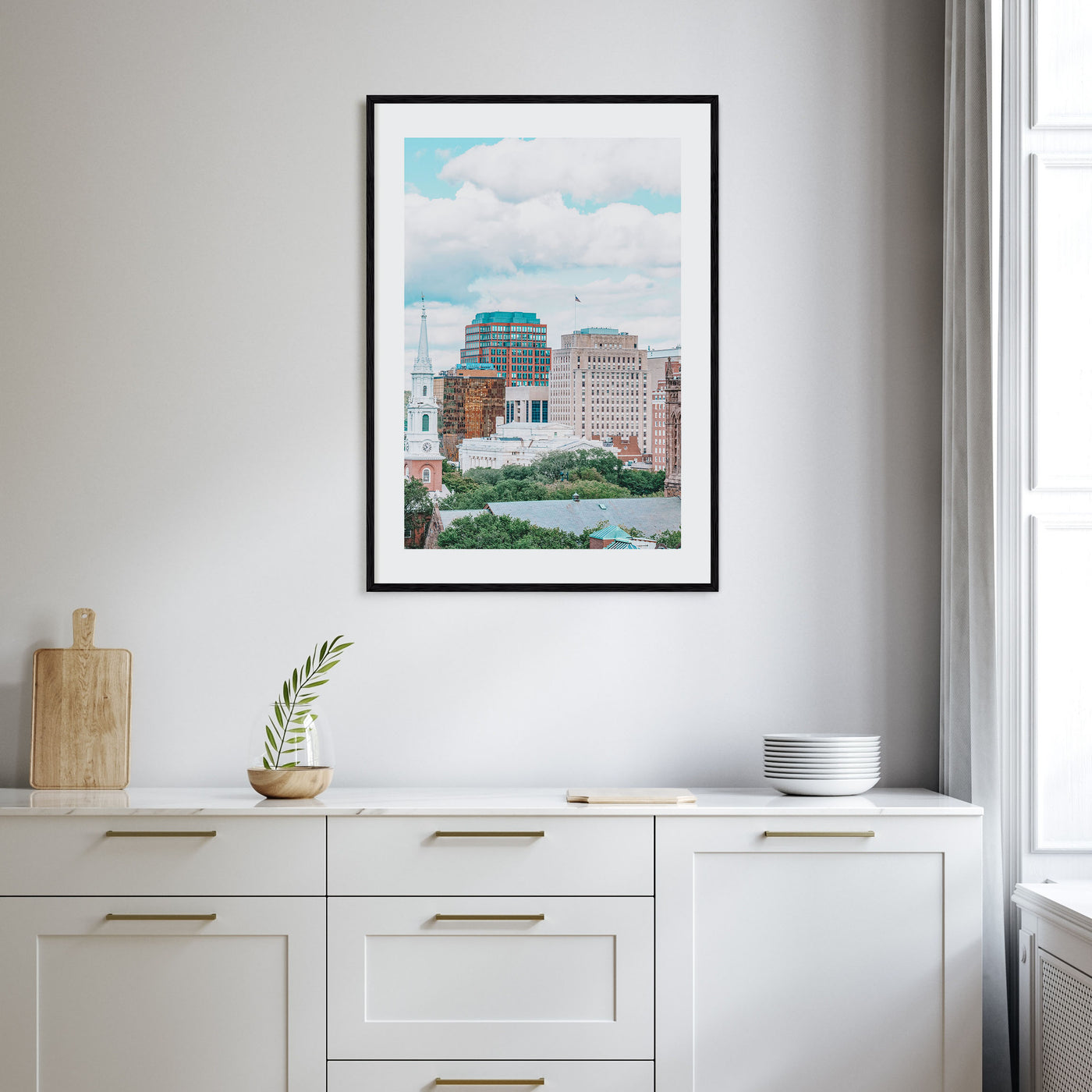 New Haven Photo Color Poster