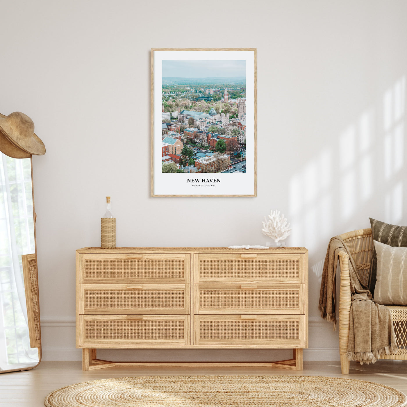 New Haven Portrait Color Poster