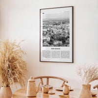 New Haven Print Black and White, New Haven Wall Art, New Haven Poster, New Haven Photo, Connecticut, USA, United States, North America