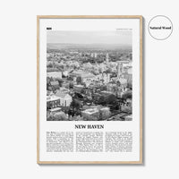 New Haven Print Black and White, New Haven Wall Art, New Haven Poster, New Haven Photo, Connecticut, USA, United States, North America
