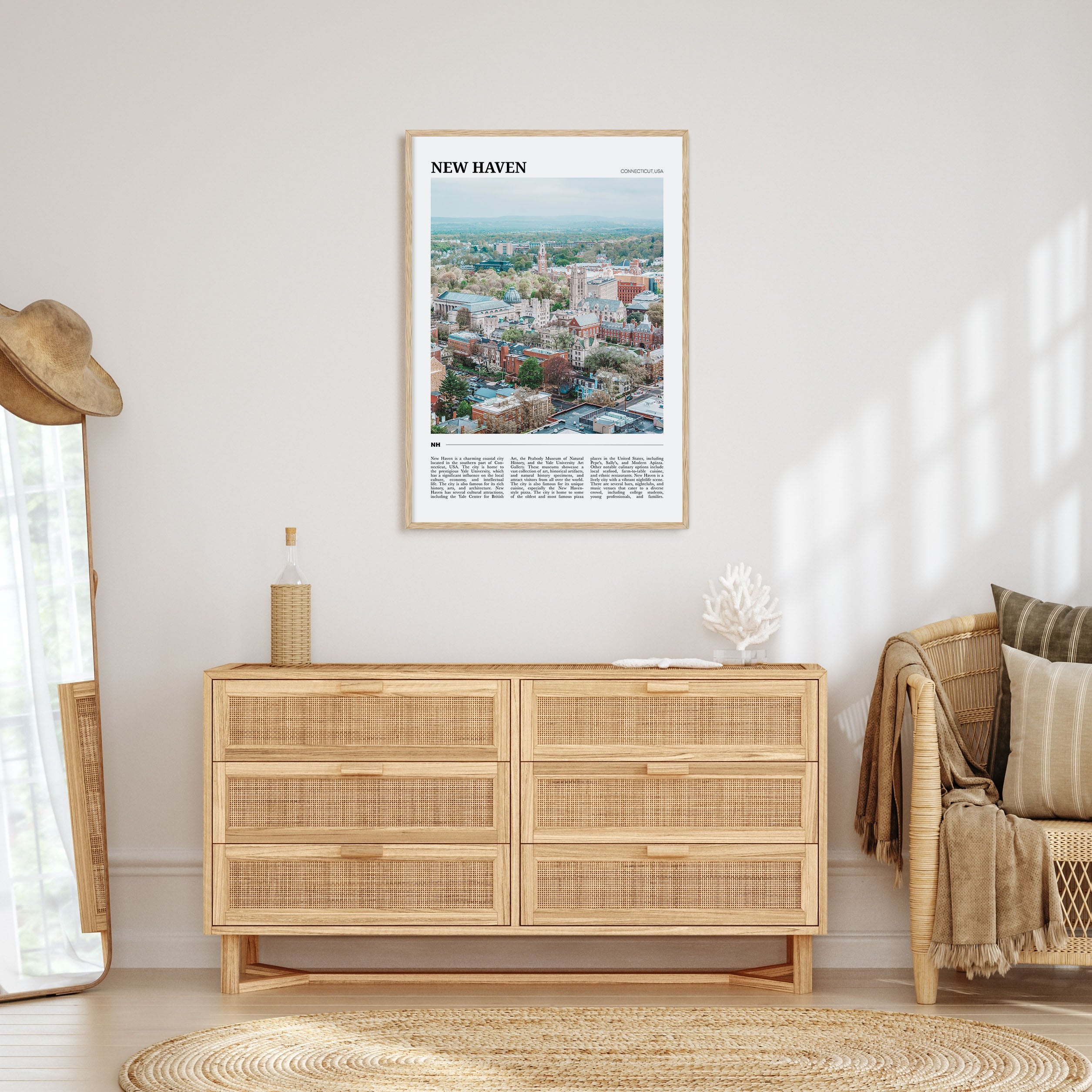 New Haven Travel Color Poster
