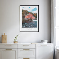 New Jersey Portrait Color No 1 Poster