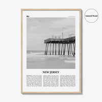 New Jersey Print Black and White No 1, New Jersey Wall Art, New Jersey Poster, New Jersey Photo, New Jersey Wall Decor, USA, United States