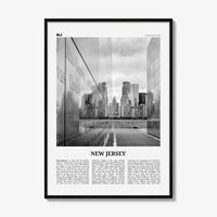 New Jersey Print Black and White No 3, New Jersey Wall Art, New Jersey Poster, New Jersey Photo, New Jersey Wall Decor, USA