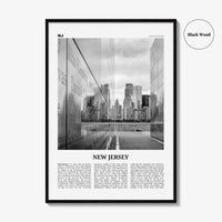 New Jersey Print Black and White No 3, New Jersey Wall Art, New Jersey Poster, New Jersey Photo, New Jersey Wall Decor, USA
