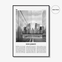 New Jersey Print Black and White No 3, New Jersey Wall Art, New Jersey Poster, New Jersey Photo, New Jersey Wall Decor, USA