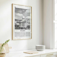 New Jersey Print Black and White No 4, New Jersey Wall Art, New Jersey Poster, New Jersey Photo, USA, United States, North America
