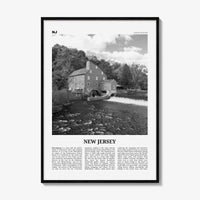 New Jersey Print Black and White No 5, New Jersey Wall Art, New Jersey Poster, New Jersey Photo, New Jersey Wall Décor, New Jersey Map
