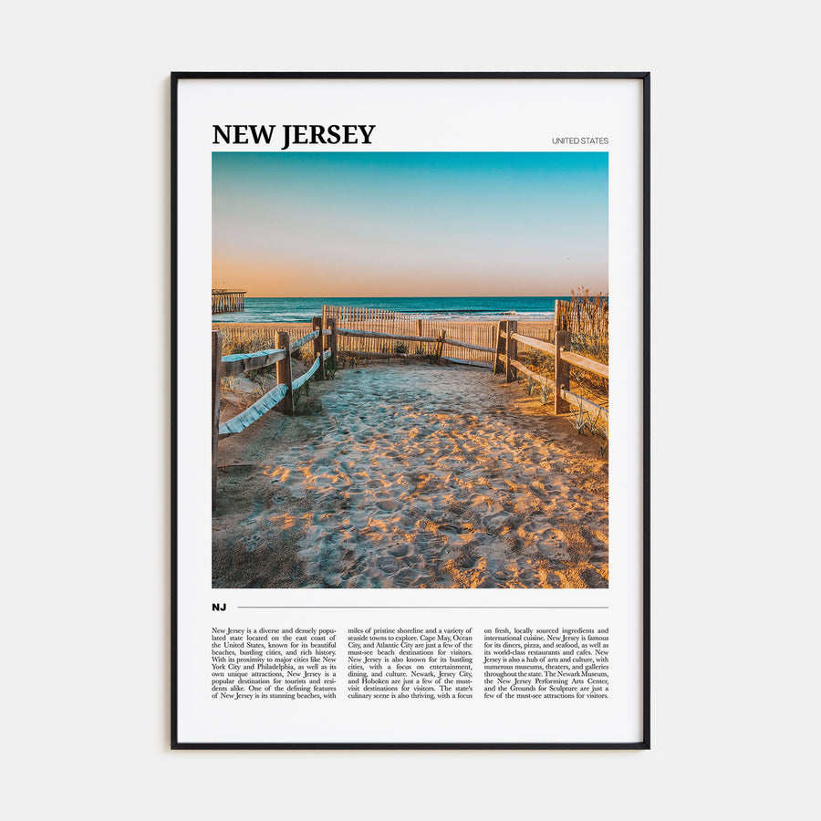 New Jersey Travel Color No 2 Poster