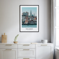 New London Portrait Color Poster