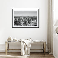 New Mexico Landscape B&W Poster