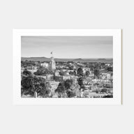 New Mexico Landscape B&W Poster