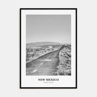 New Mexico Portrait B&W Poster