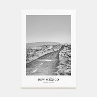 New Mexico Portrait B&W Poster