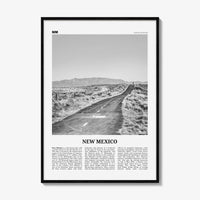 New Mexico Print Black and White No 1, New Mexico Wall Art, New Mexico Poster, New Mexico Photo, USA, United States, North America