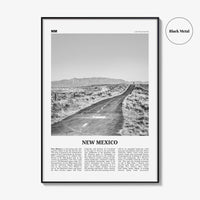 New Mexico Print Black and White No 1, New Mexico Wall Art, New Mexico Poster, New Mexico Photo, USA, United States, North America