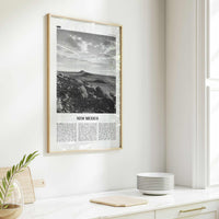 New Mexico Print Black and White No 2, New Mexico Wall Art, New Mexico Poster, New Mexico Photo, New Mexico Wall Décor, New Mexico Map