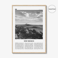 New Mexico Print Black and White No 2, New Mexico Wall Art, New Mexico Poster, New Mexico Photo, New Mexico Wall Décor, New Mexico Map