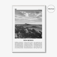 New Mexico Print Black and White No 2, New Mexico Wall Art, New Mexico Poster, New Mexico Photo, New Mexico Wall Décor, New Mexico Map
