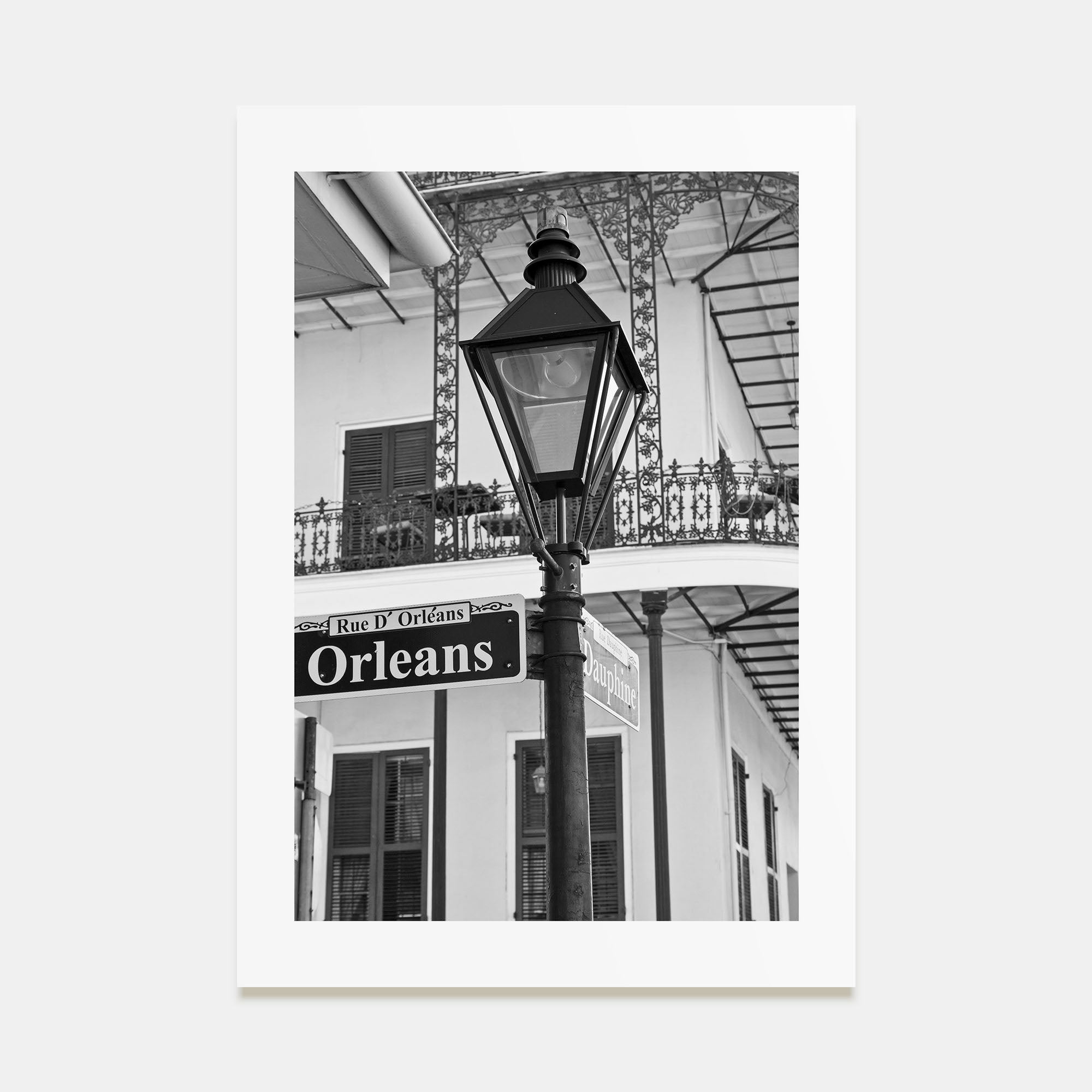 New Orleans Photo B&W No 3 Poster