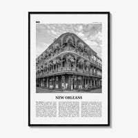New Orleans Print Black and White No 1, New Orleans Wall Art, New Orleans Poster, New Orleans Photo, Louisiana Print, La Nouvelle-Orléans