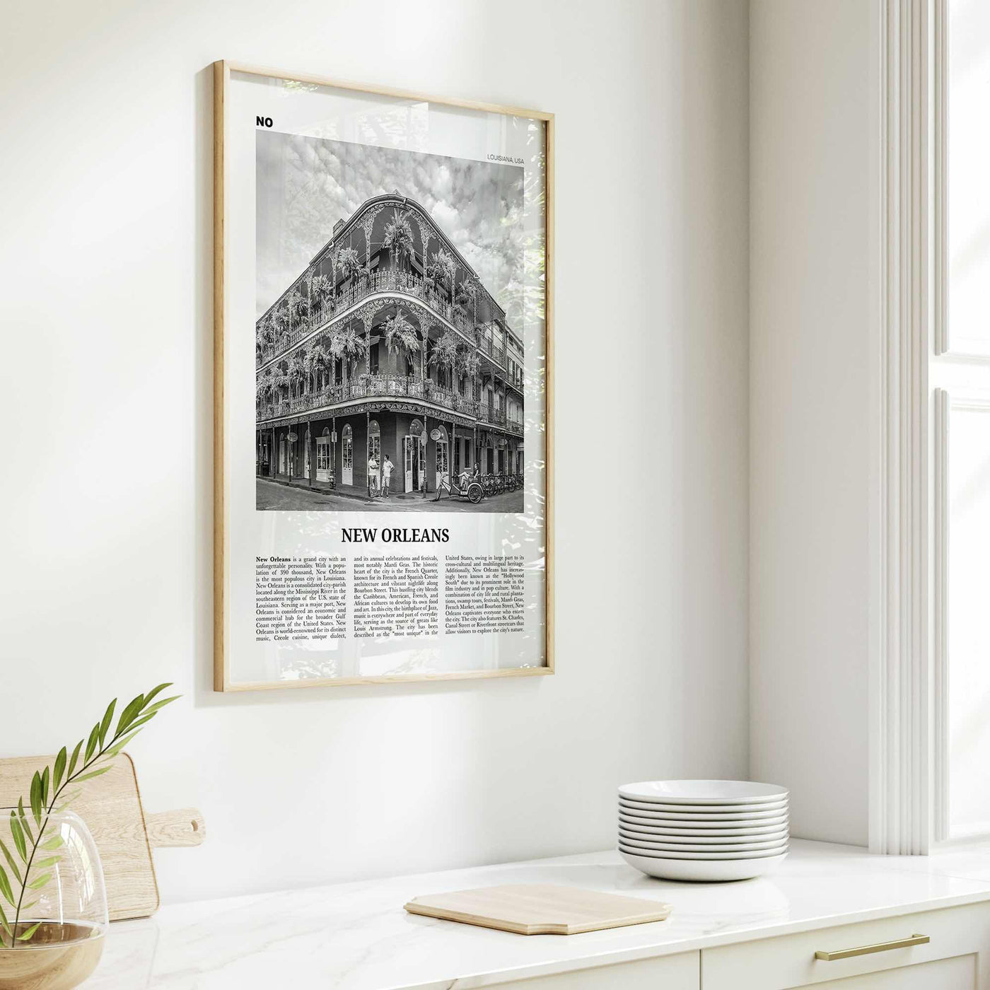 New Orleans Print Black and White No 1, New Orleans Wall Art, New Orleans Poster, New Orleans Photo, Louisiana Print, La Nouvelle-Orléans