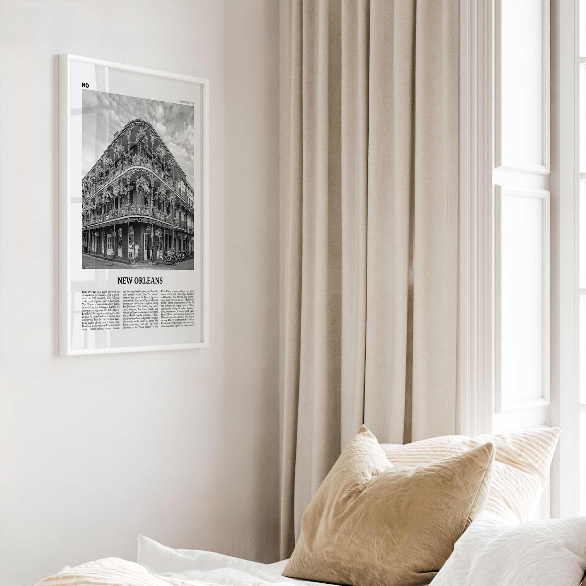 New Orleans Print Black and White No 1, New Orleans Wall Art, New Orleans Poster, New Orleans Photo, Louisiana Print, La Nouvelle-Orléans