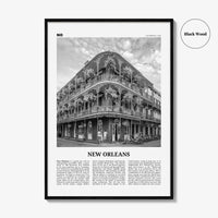 New Orleans Print Black and White No 1, New Orleans Wall Art, New Orleans Poster, New Orleans Photo, Louisiana Print, La Nouvelle-Orléans