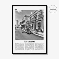 New Orleans Print Black and White No 3, New Orleans Wall Art, New Orleans Poster, New Orleans Photo, Louisiana, USA, United States