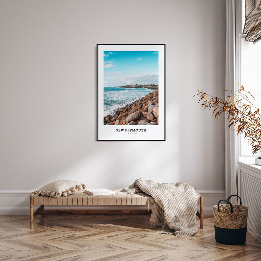 New Plymouth Portrait Color Poster