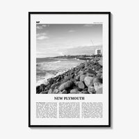 New Plymouth Print Black and White, New Plymouth Wall Art, New Plymouth Poster, New Plymouth Photo, New Plymouth Décor, New Plymouth Map