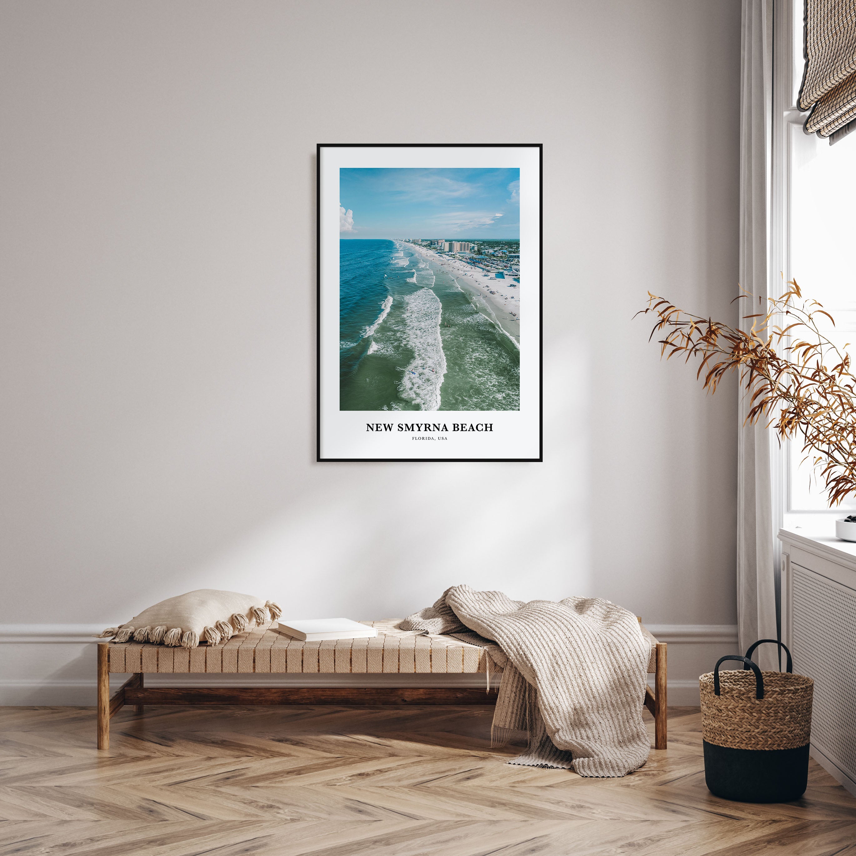 New Smyrna Beach Portrait Color Poster