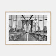 New York City Landscape B&W No 2 Poster