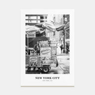 New York City Portrait B&W No 7 Poster