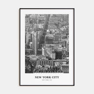 New York City Portrait B&W No 3 Poster