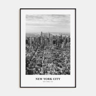 New York City Portrait B&W No 4 Poster